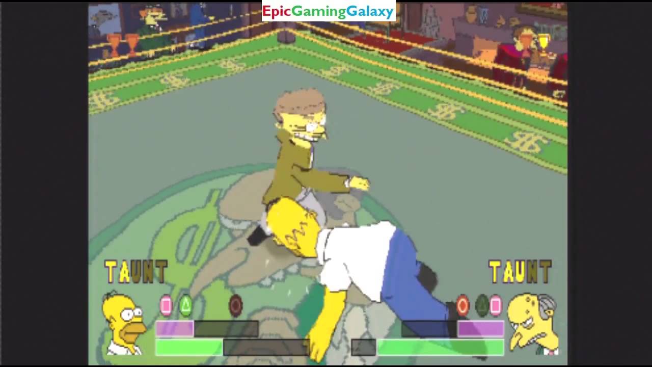 Simpsons Wrestling Smithers